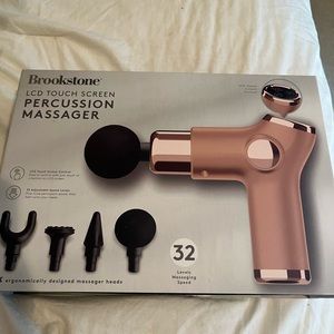 brookstone percussion massager